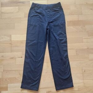 Mondetta Navy Herringbone Straight Leg Pants, Small